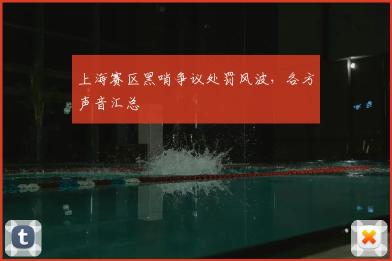 上海赛区黑哨争议处罚风波,各方声音汇总